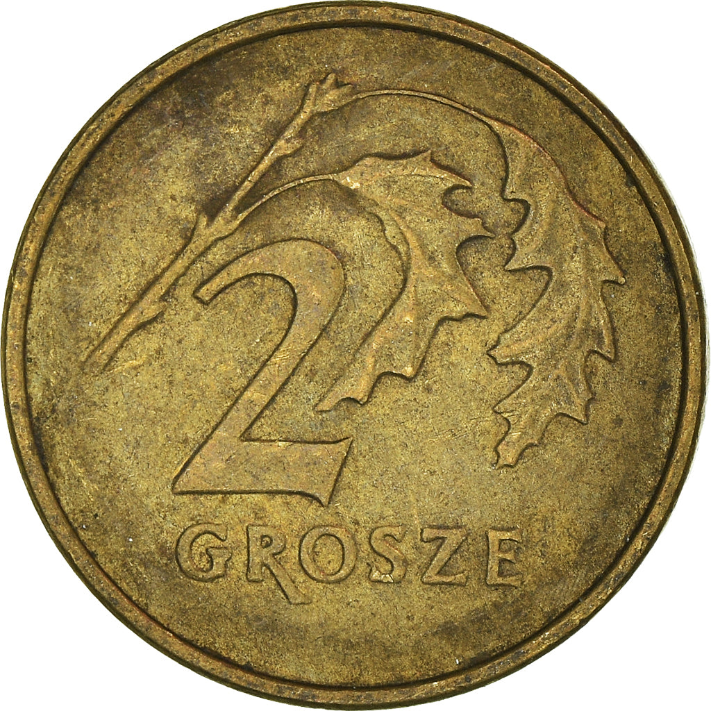Monnaie, Pologne, 2 Grosze, 1999