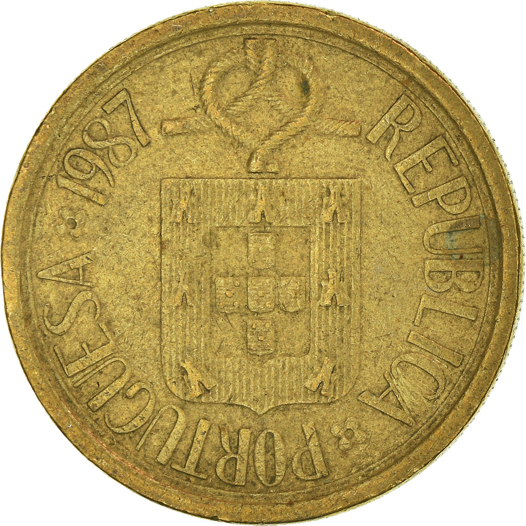 Moneda, Portugal, 10 Escudos, 1987