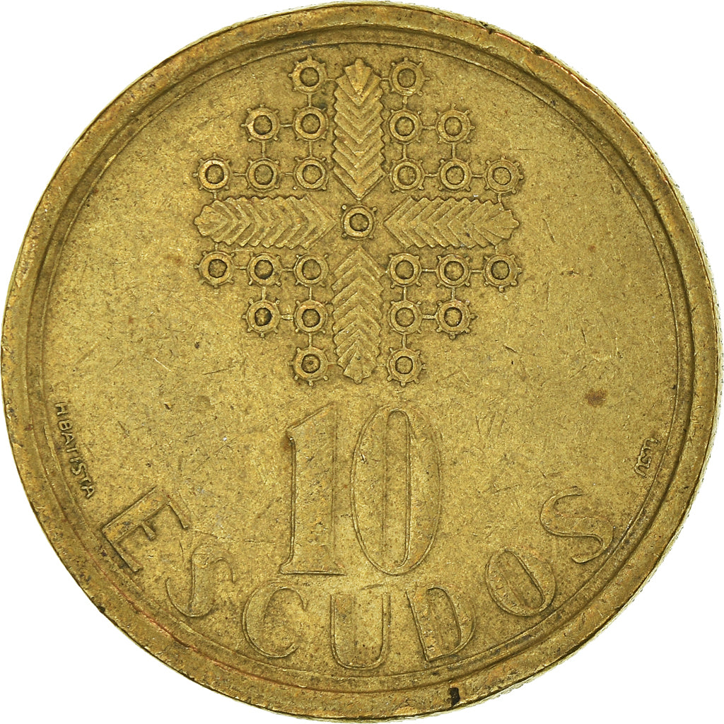 Moneda, Portugal, 10 Escudos, 1987