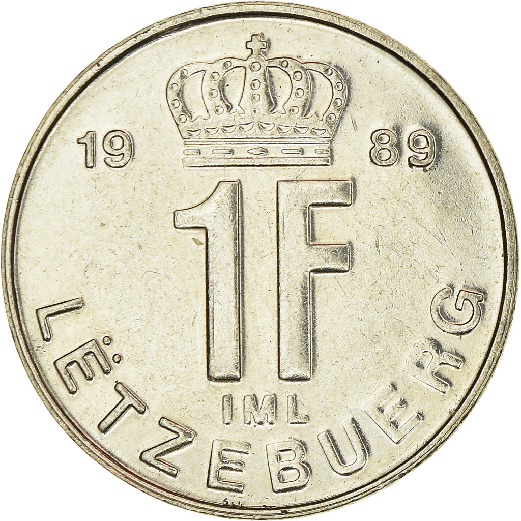 Coin, Luxembourg, Franc, 1989