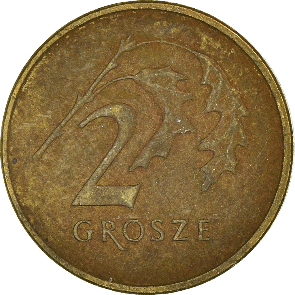 Moneta, Polonia, 2 Grosze, 2007