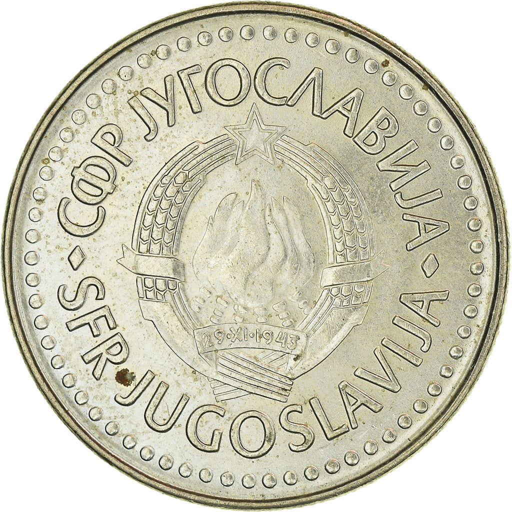Moneta, Iugoslavia, 100 Dinara, 1987