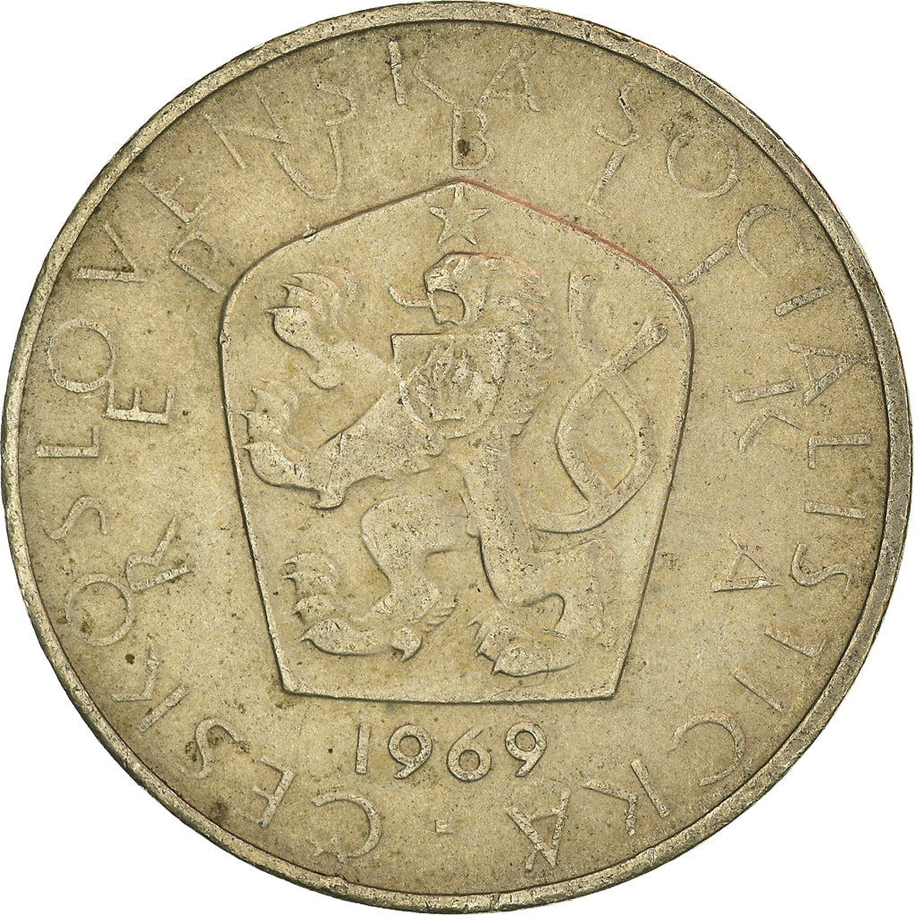Moneta, Cecoslovacchia, 5 Korun, 1969