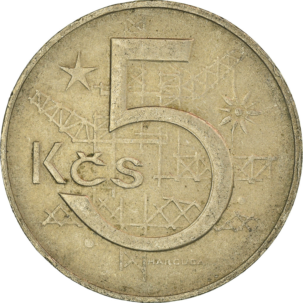 Moneta, Cecoslovacchia, 5 Korun, 1969
