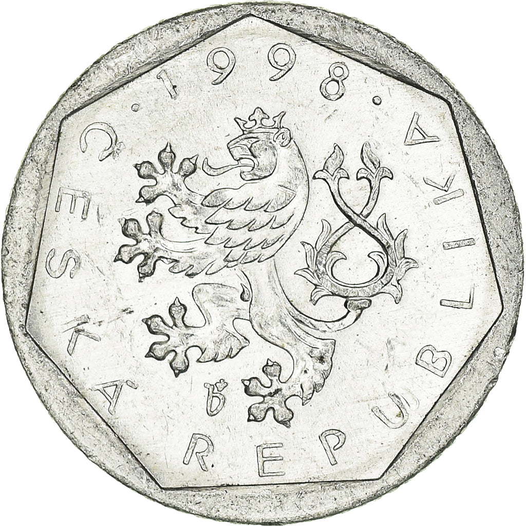 Coin, Czech Republic, 20 Haleru, 1998