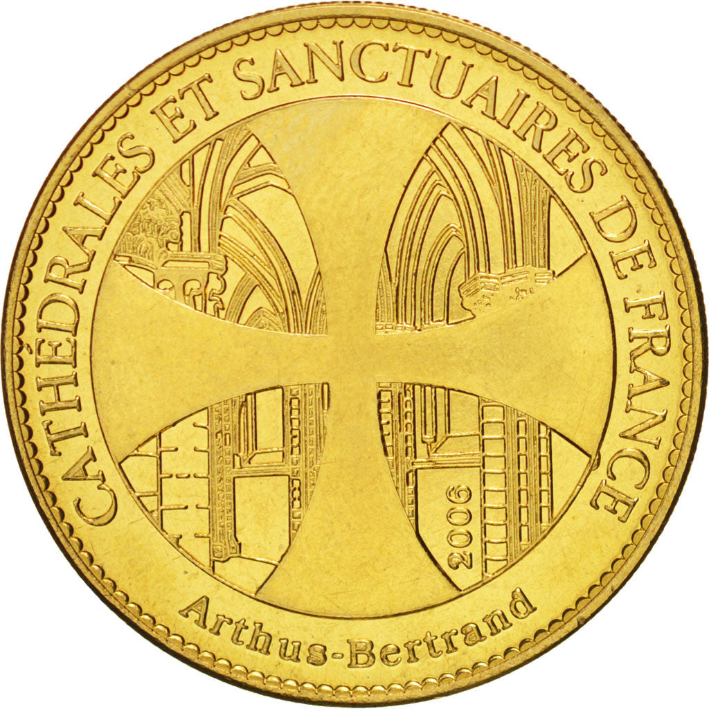 France, Token, Tourist Token, Cathédrale Notre-Dame, Strasbourg, 2006, Arthus
