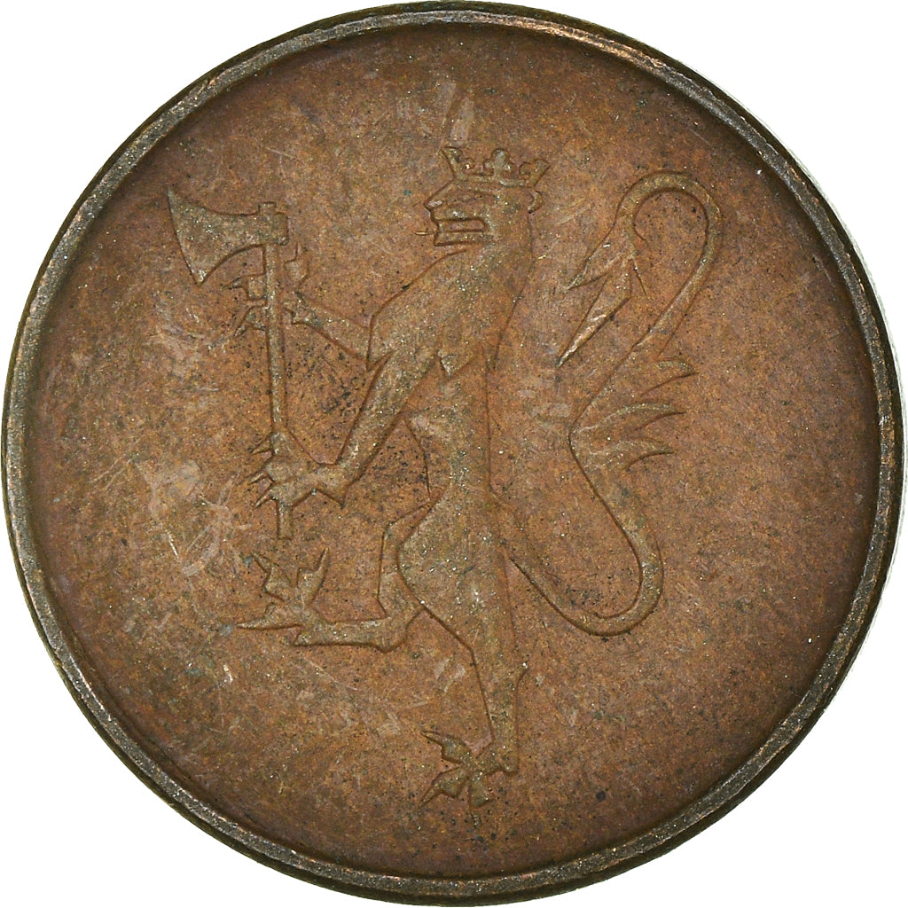 Münze, Norwegen, 5 Öre, 1975