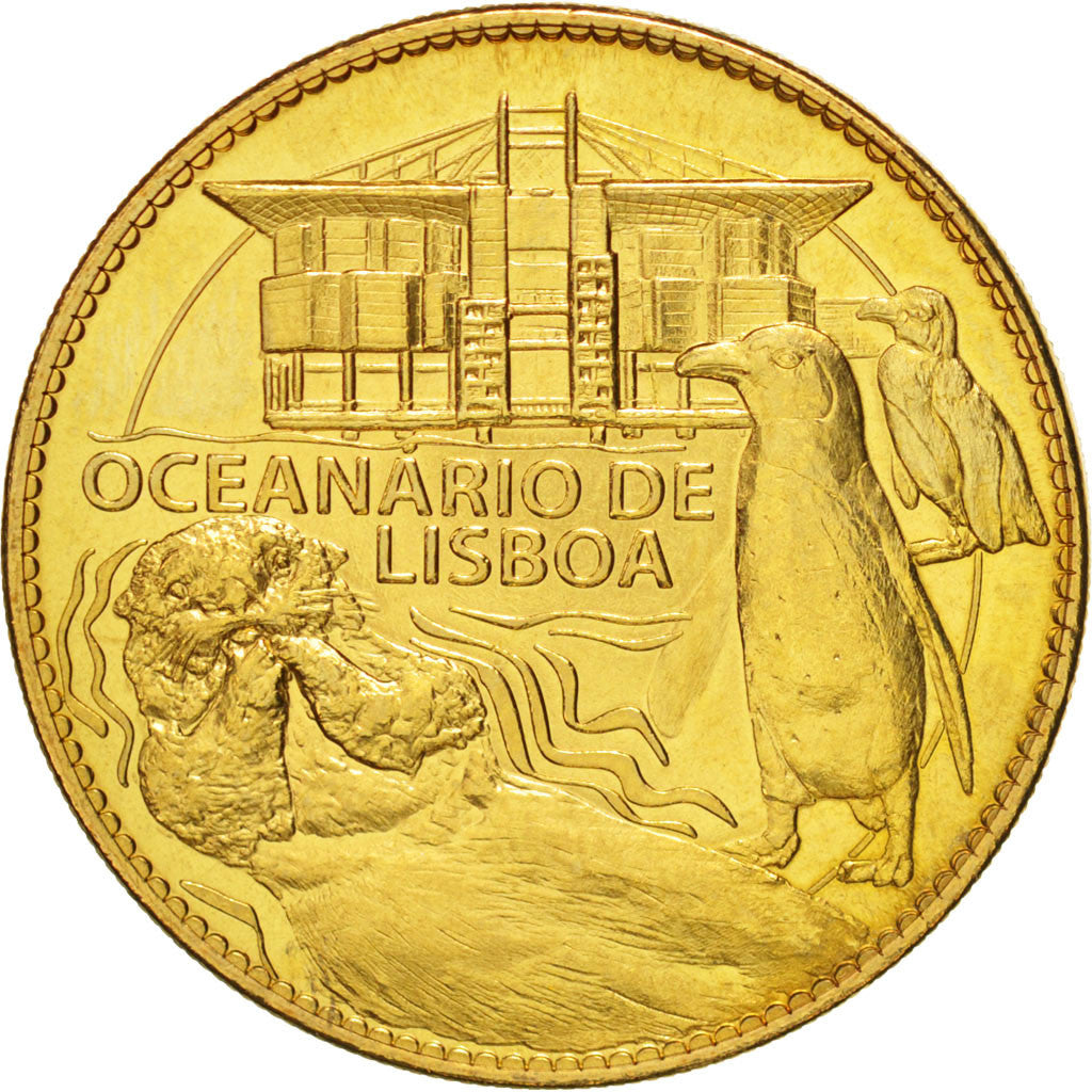 Francia, Token, Tourist Token, Oceanario de Lisboa, Portugal, Undated, Arthus...