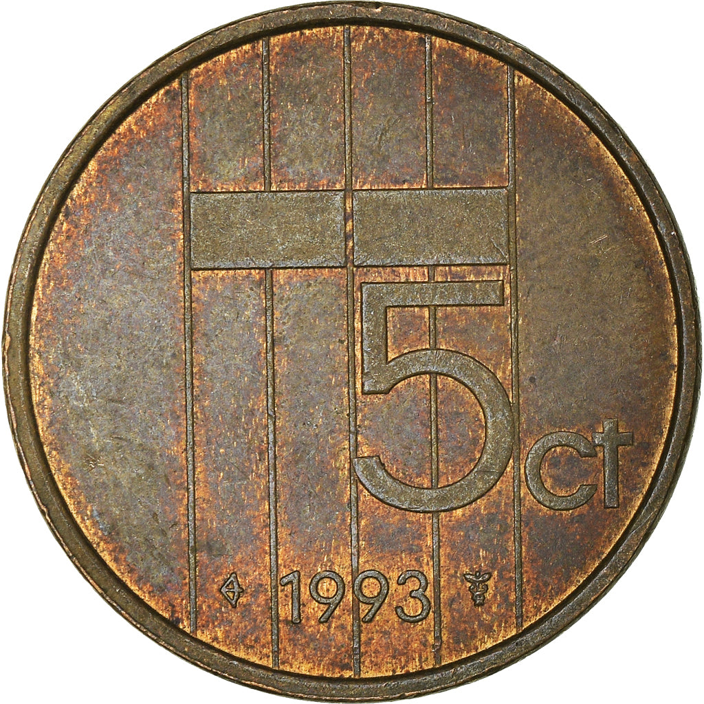 Moneta, Paesi Bassi, 5 Cents, 1993