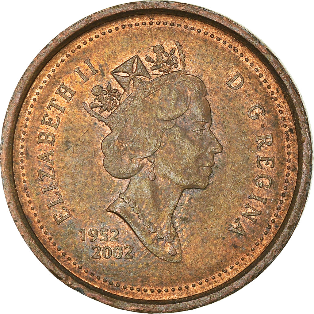 Moneda, Canadá, Cent, 1952-2002