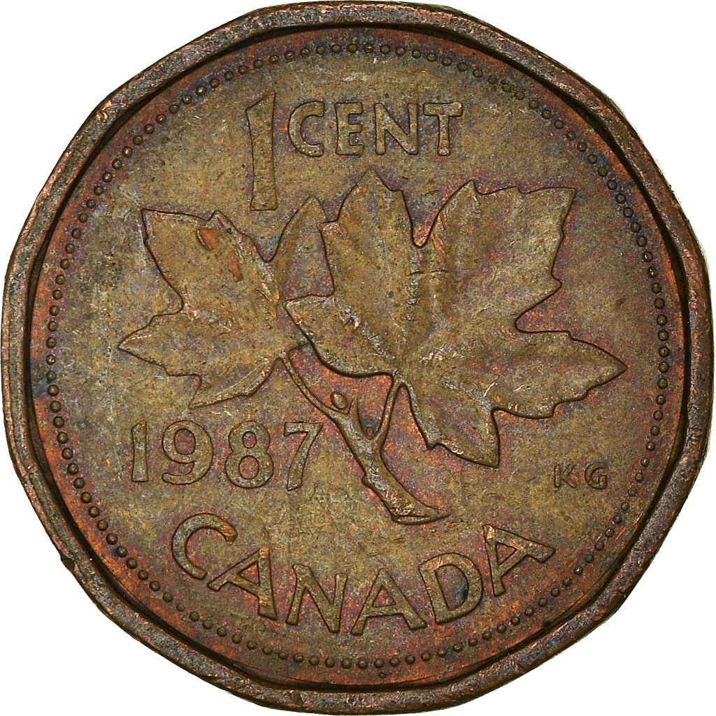 Moneta, Canada, Cent, 1987