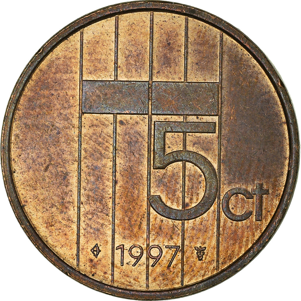 Moneta, Paesi Bassi, 5 Cents, 1997
