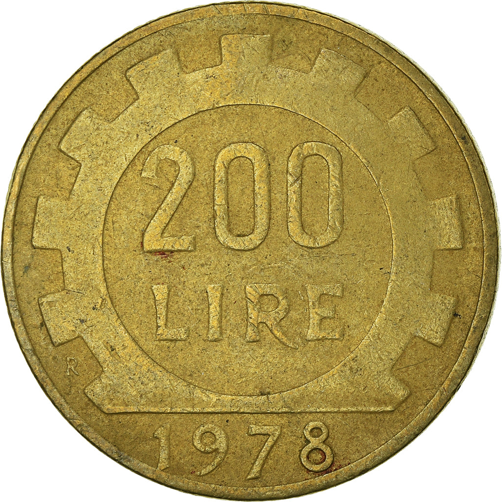 Moneda, Italia, 200 Lire, 1978