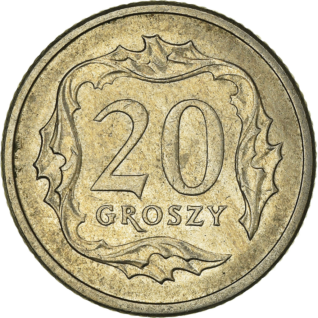 Monnaie, Pologne, 20 Groszy, 2003