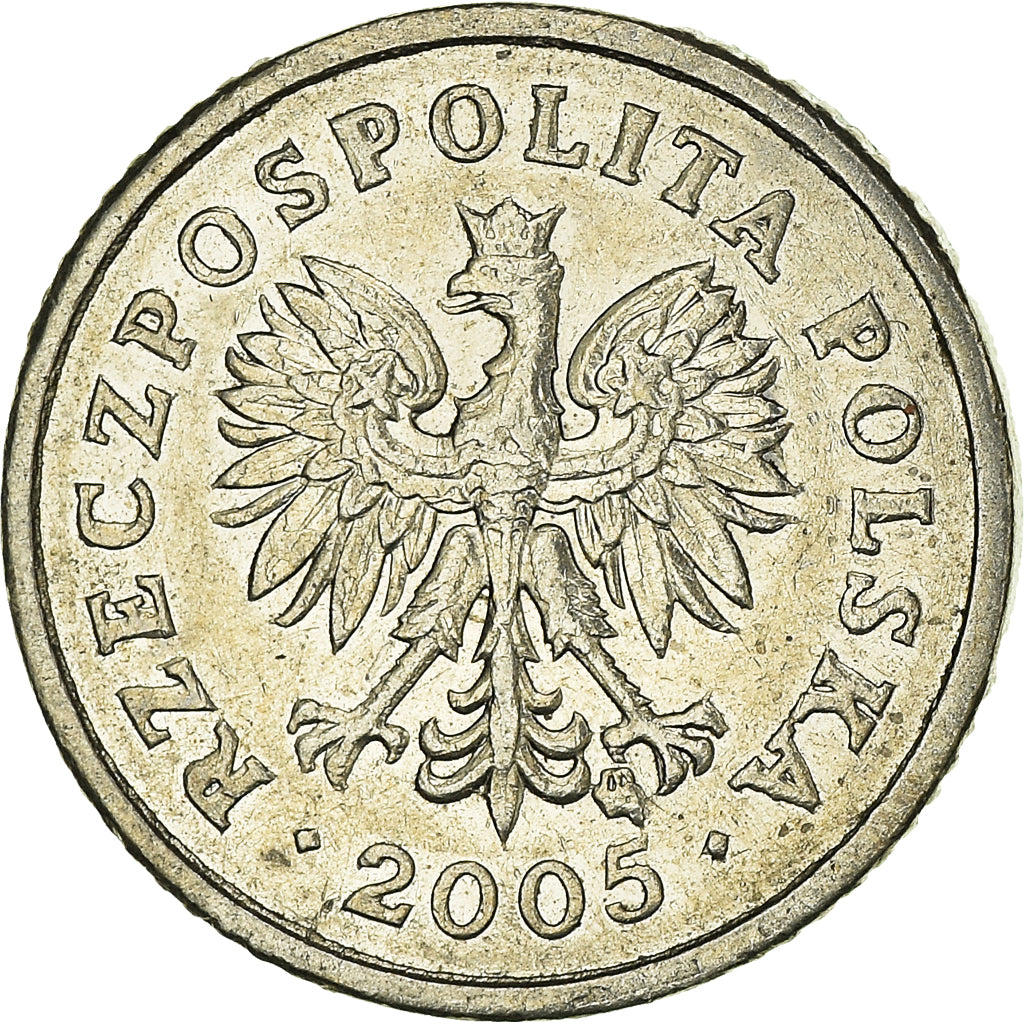 Moneta, Polonia, 10 Groszy, 2005
