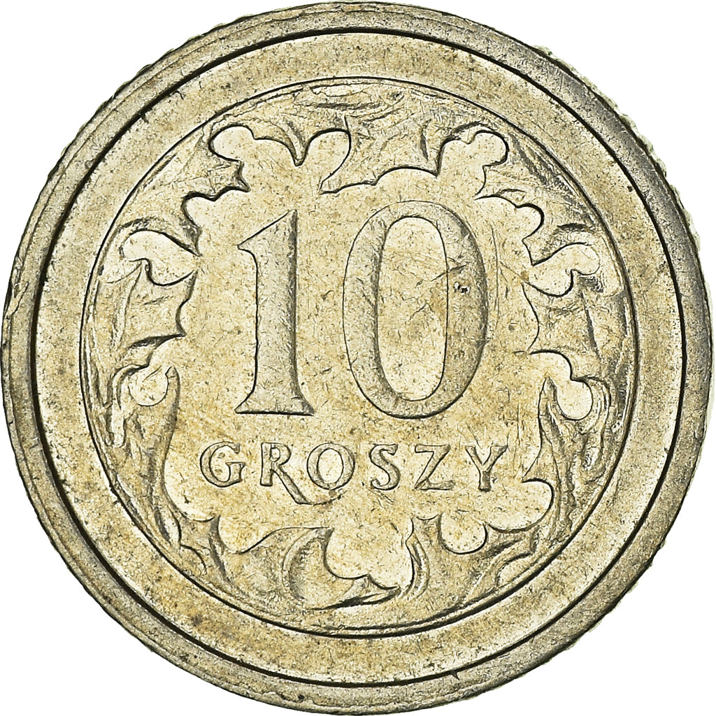 Moneta, Polonia, 10 Groszy, 2005