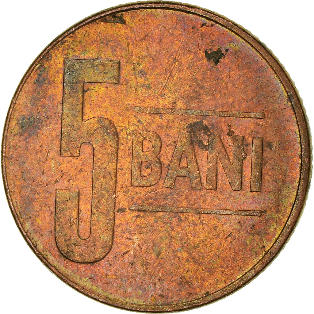 Monnaie, Roumanie, 5 Bani, 2008
