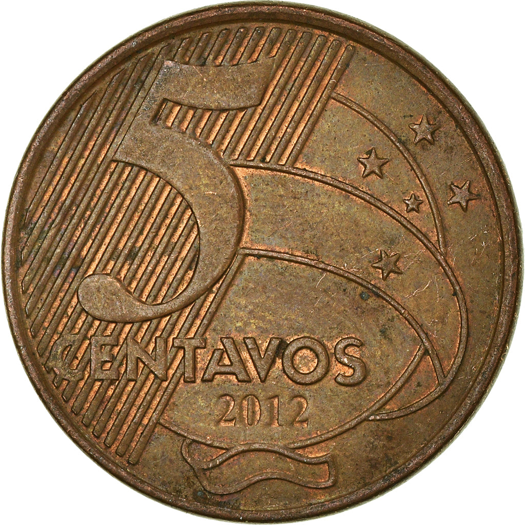 Moeda, Brasil, 5 Centavos, 2012