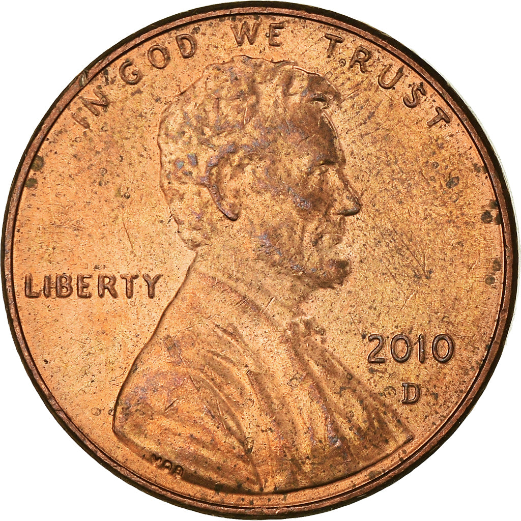 Münze, Vereinigte Staaten, Cent, 2010