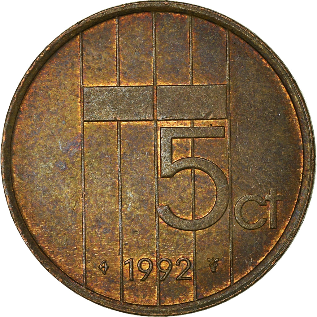 Moneta, Paesi Bassi, 5 Cents, 1992