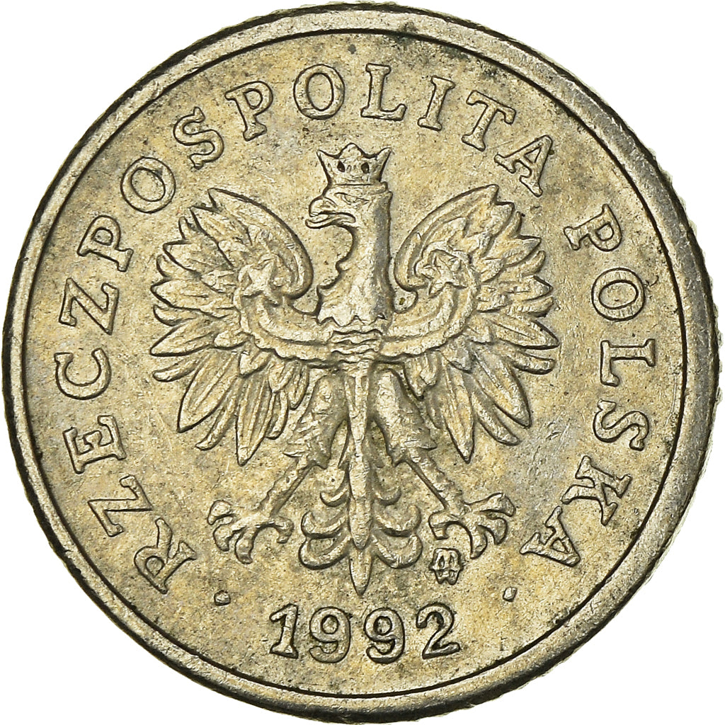 Monnaie, Pologne, 10 Groszy, 1992