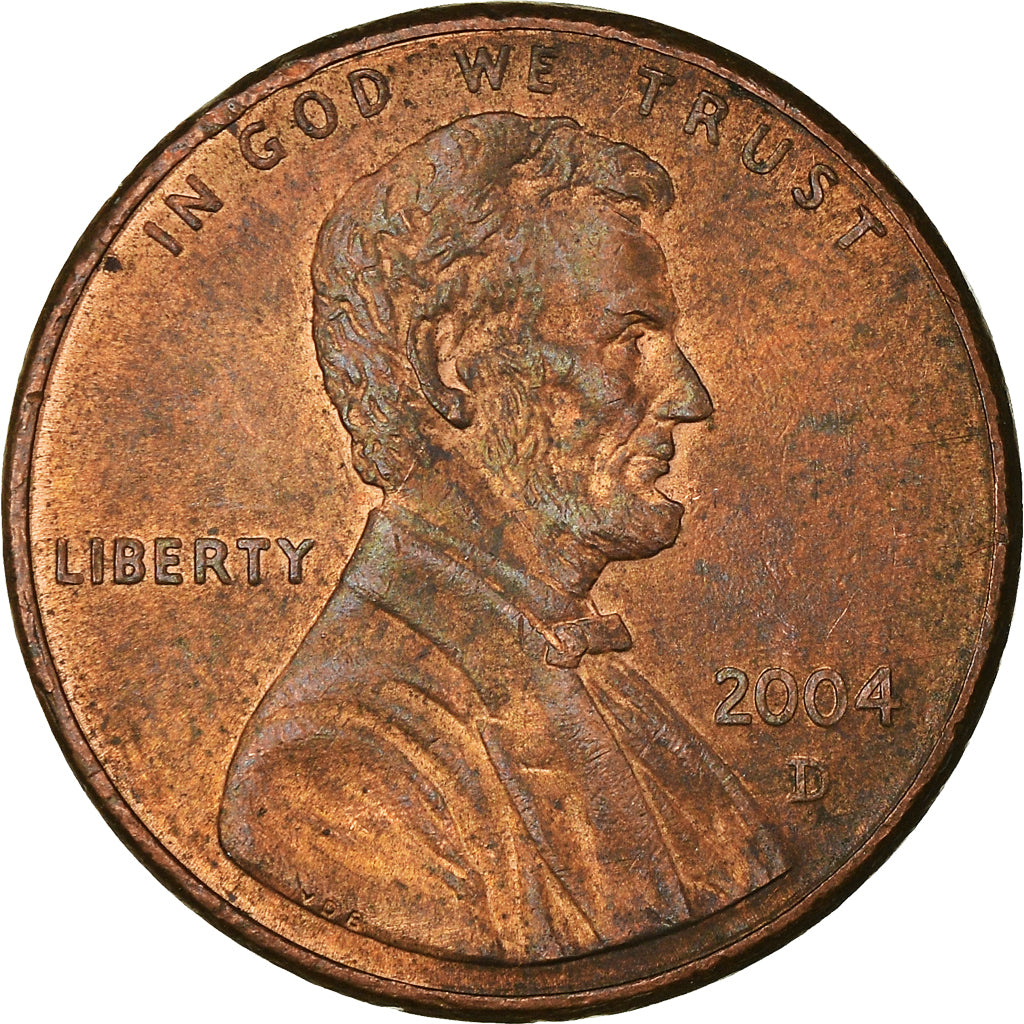 Moneta, Stati Uniti, Cent, 2004