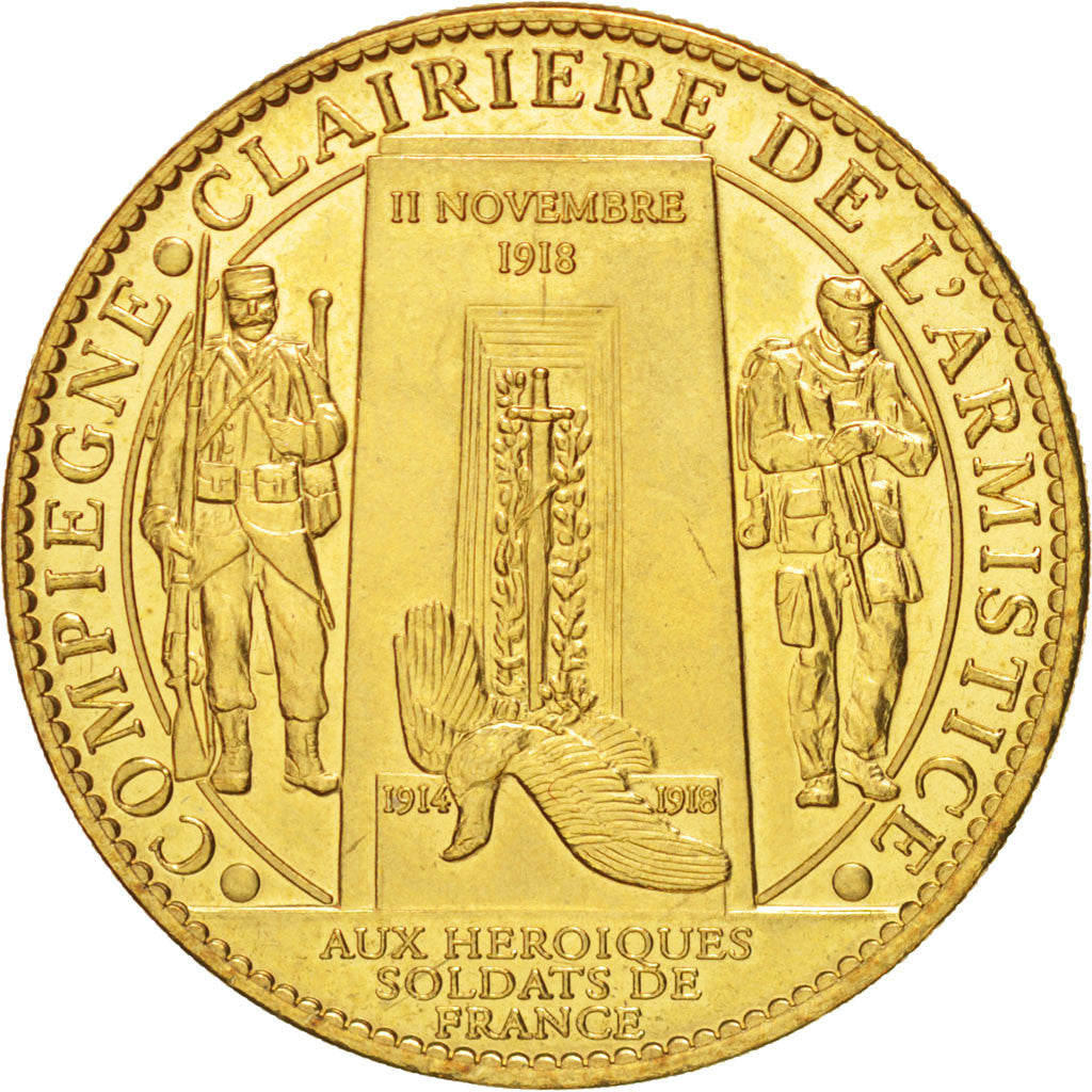 Frankrijk, Token, Tourist Token, Compiègne, Clairière de l'Armistice, 2012