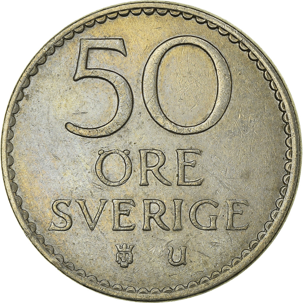 Monnaie, Suède, 50 Öre, 1963