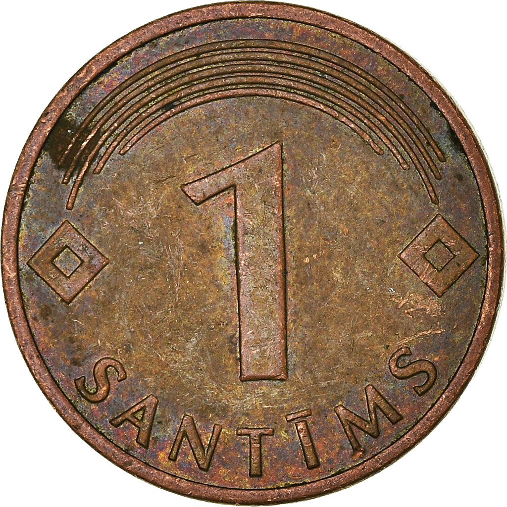 Coin, Latvia, Santims, 2003