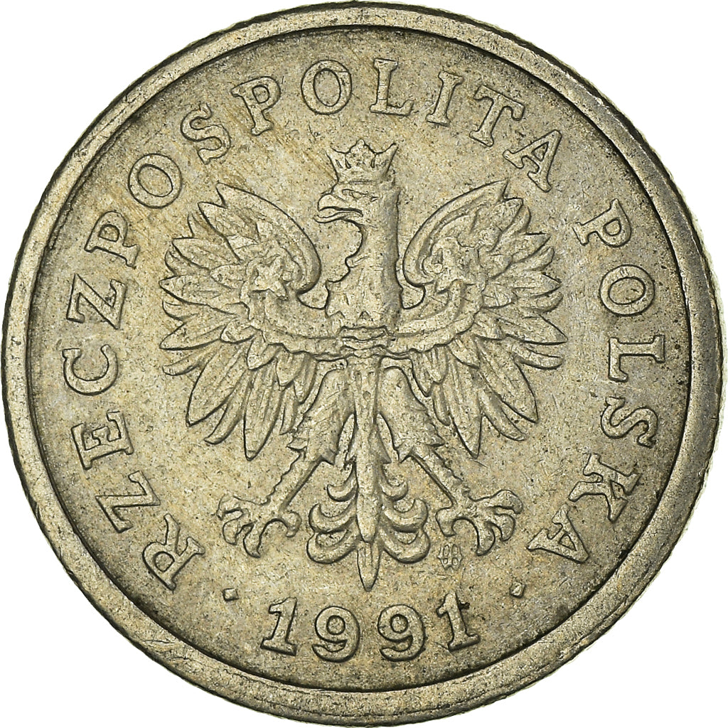 Moneta, Polonia, 20 Groszy, 1991