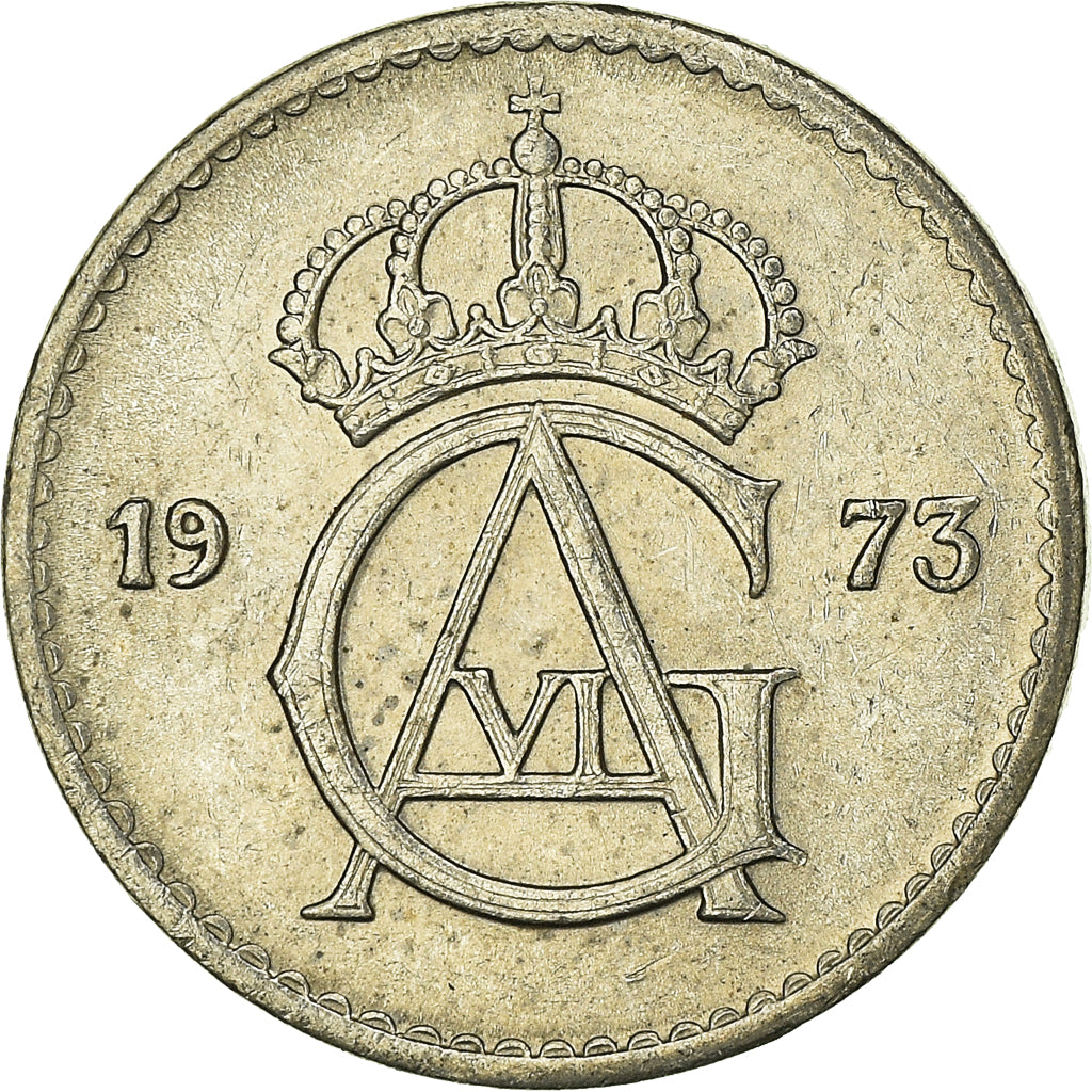 Munten, Zweden, 25 Öre, 1973