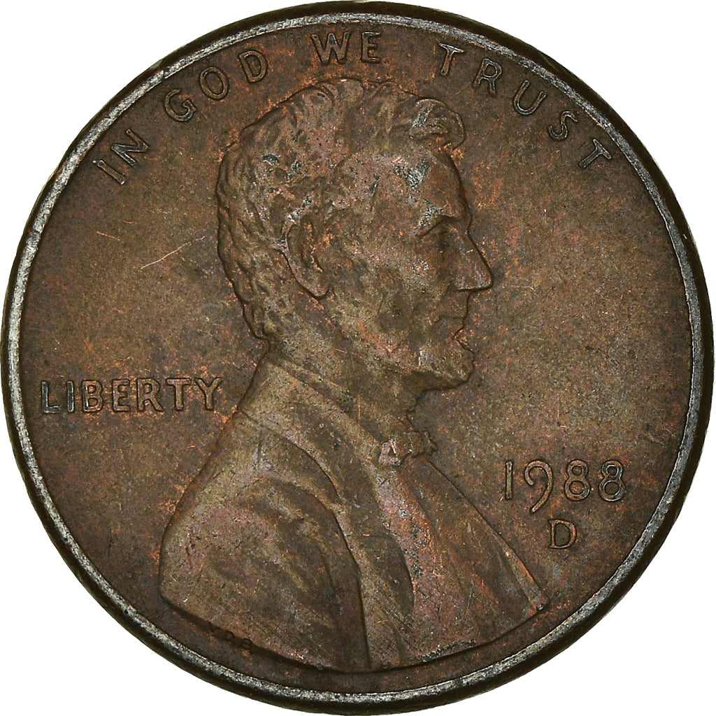 Münze, Vereinigte Staaten, Cent, 1988