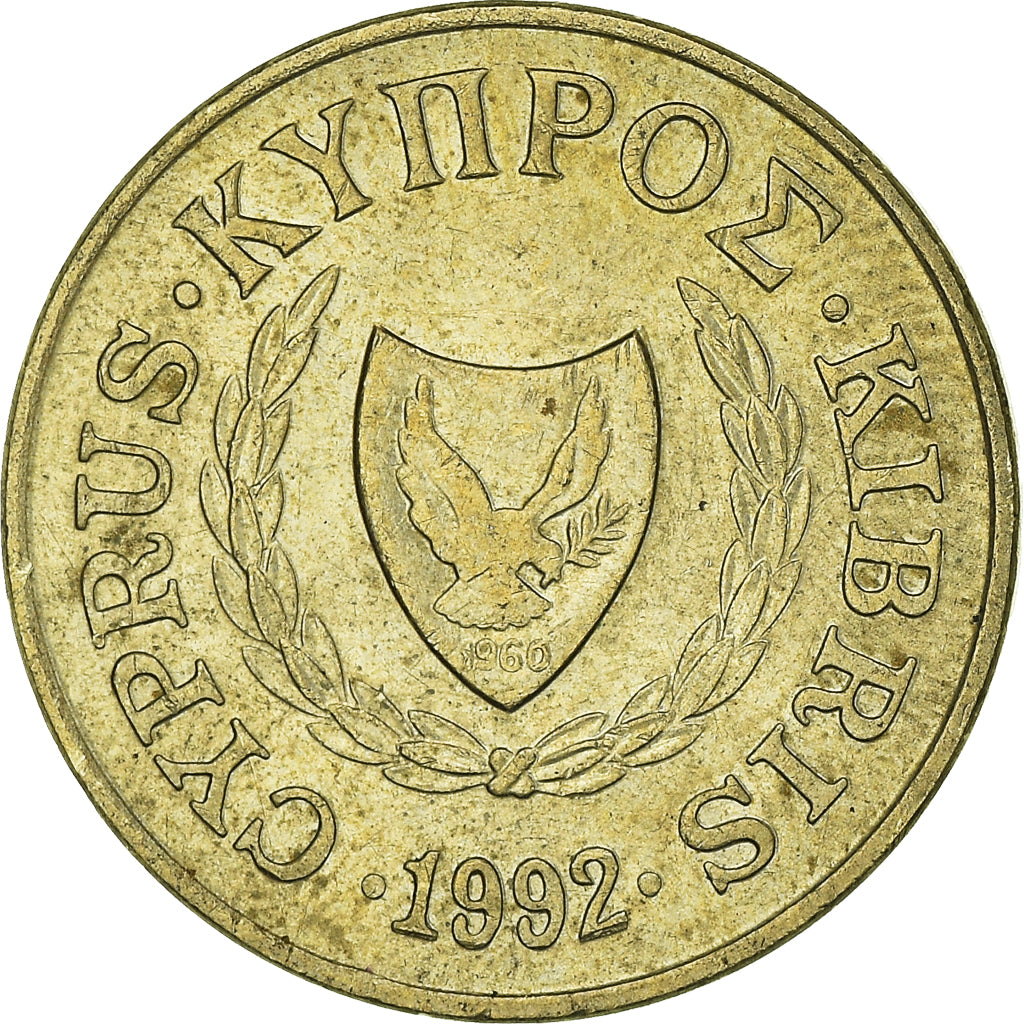 Munten, Cyprus, 2 Cents, 1992