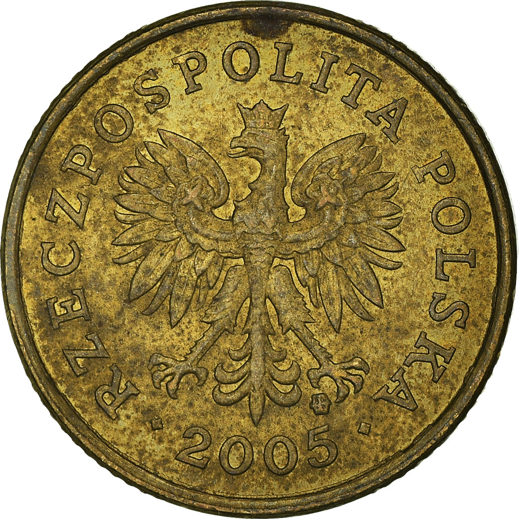 Moneta, Polonia, 5 Groszy, 2005