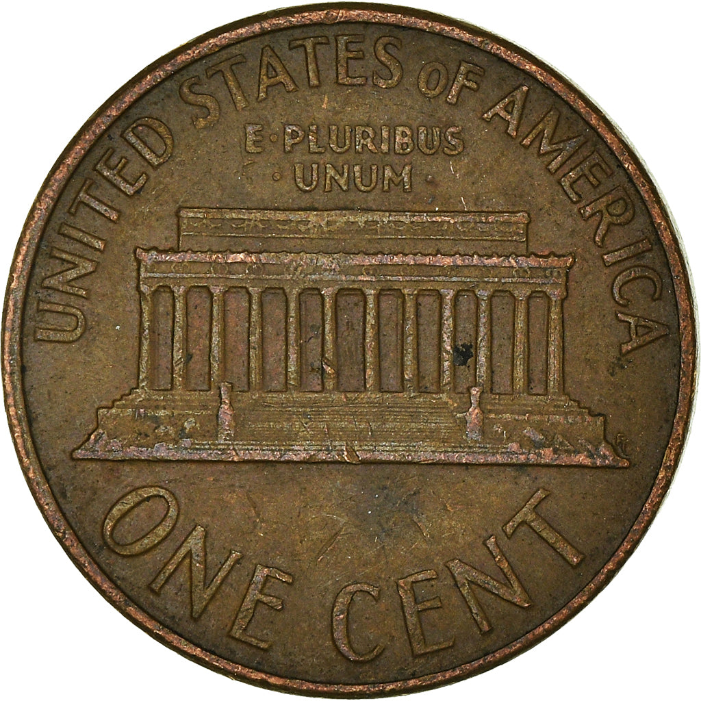 Moneda, Estados Unidos, Cent, 1968