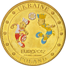 Tourist Token, Ukraine, Euro2012, Poland, 2012, MS(63), Arthus Bertrand