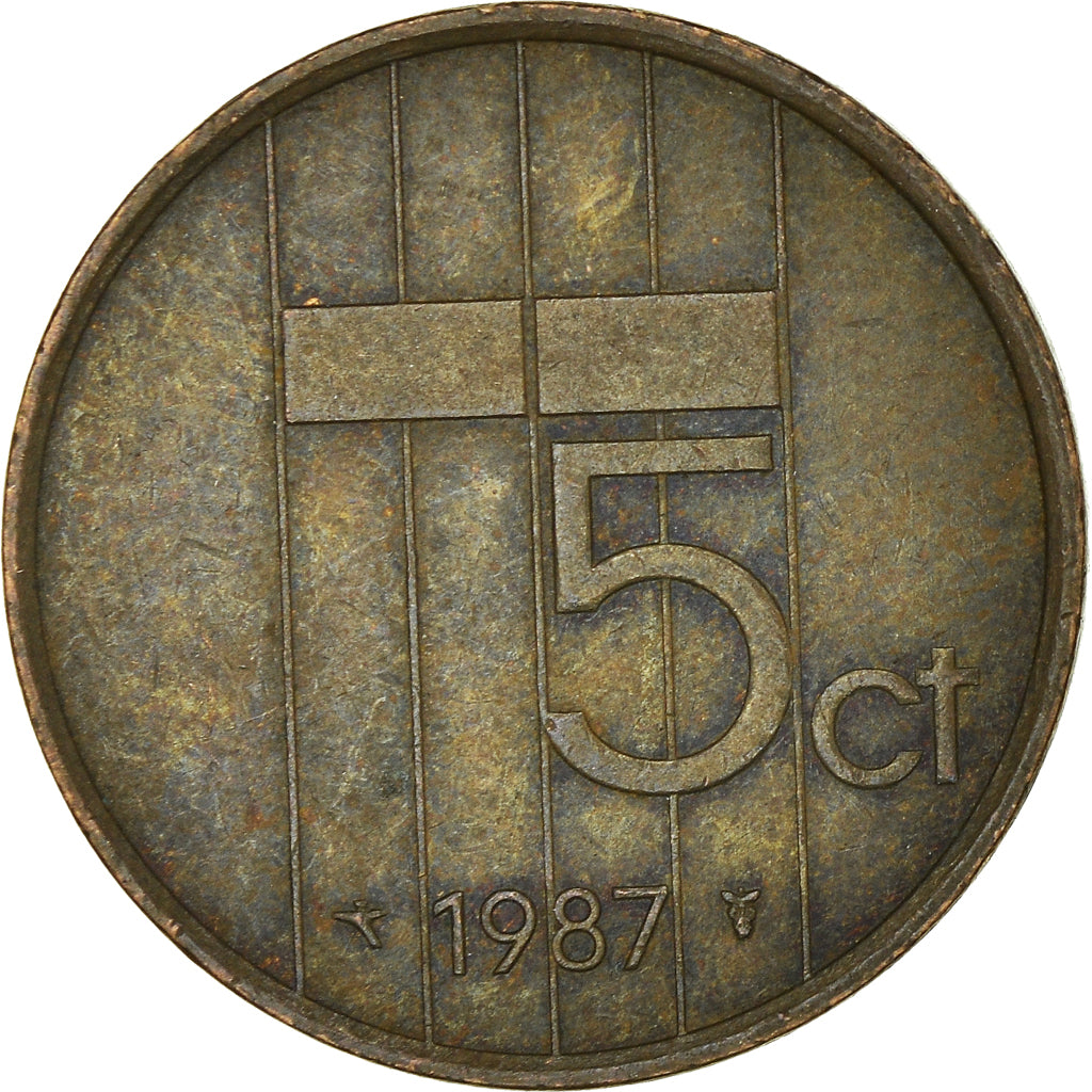 Moneta, Paesi Bassi, 5 Cents, 1987