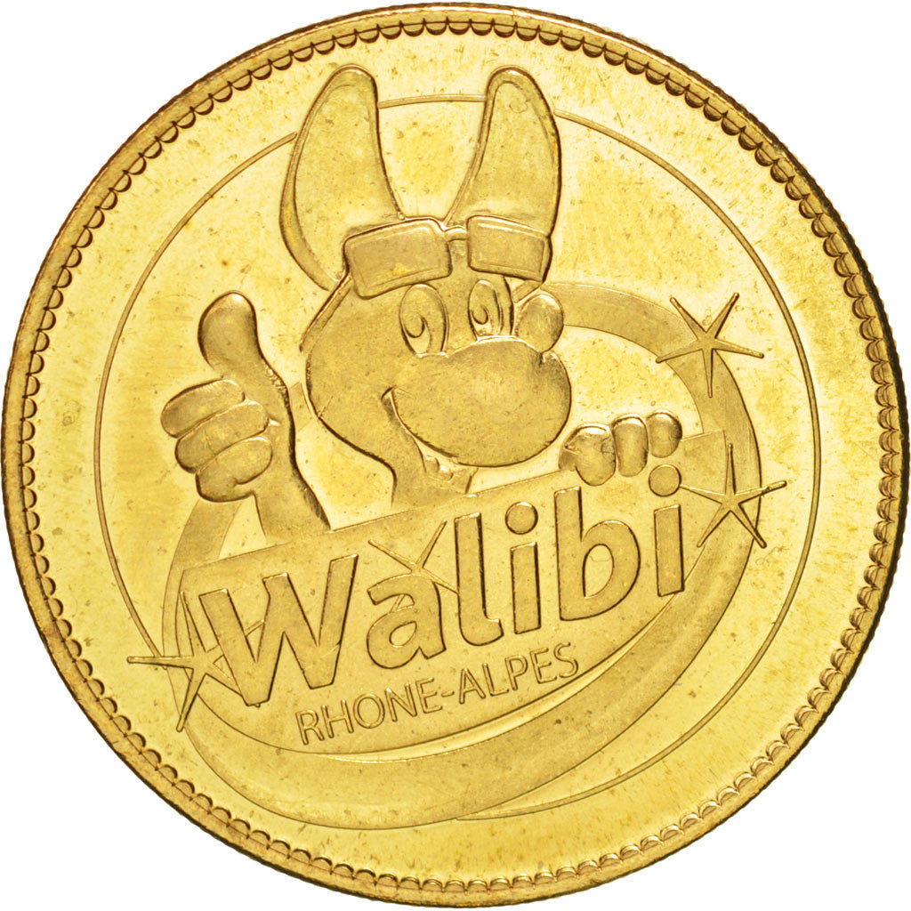 France, Token, Tourist Token, Walibi, Rhône-Alpes, 2009, Arthus Bertrand