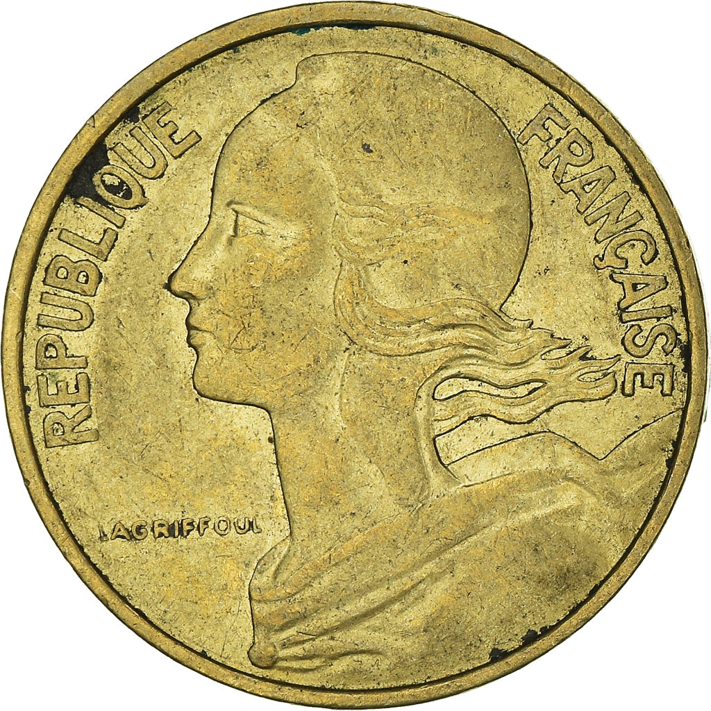 Coin, France, 10 Centimes, 1977