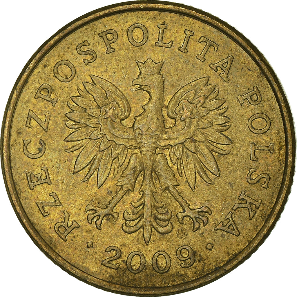Moneta, Polonia, 5 Groszy, 2009
