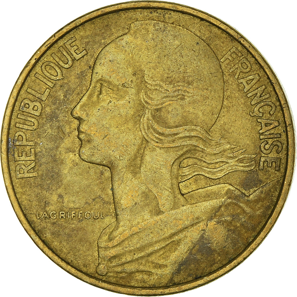 Coin, France, 10 Centimes, 1976