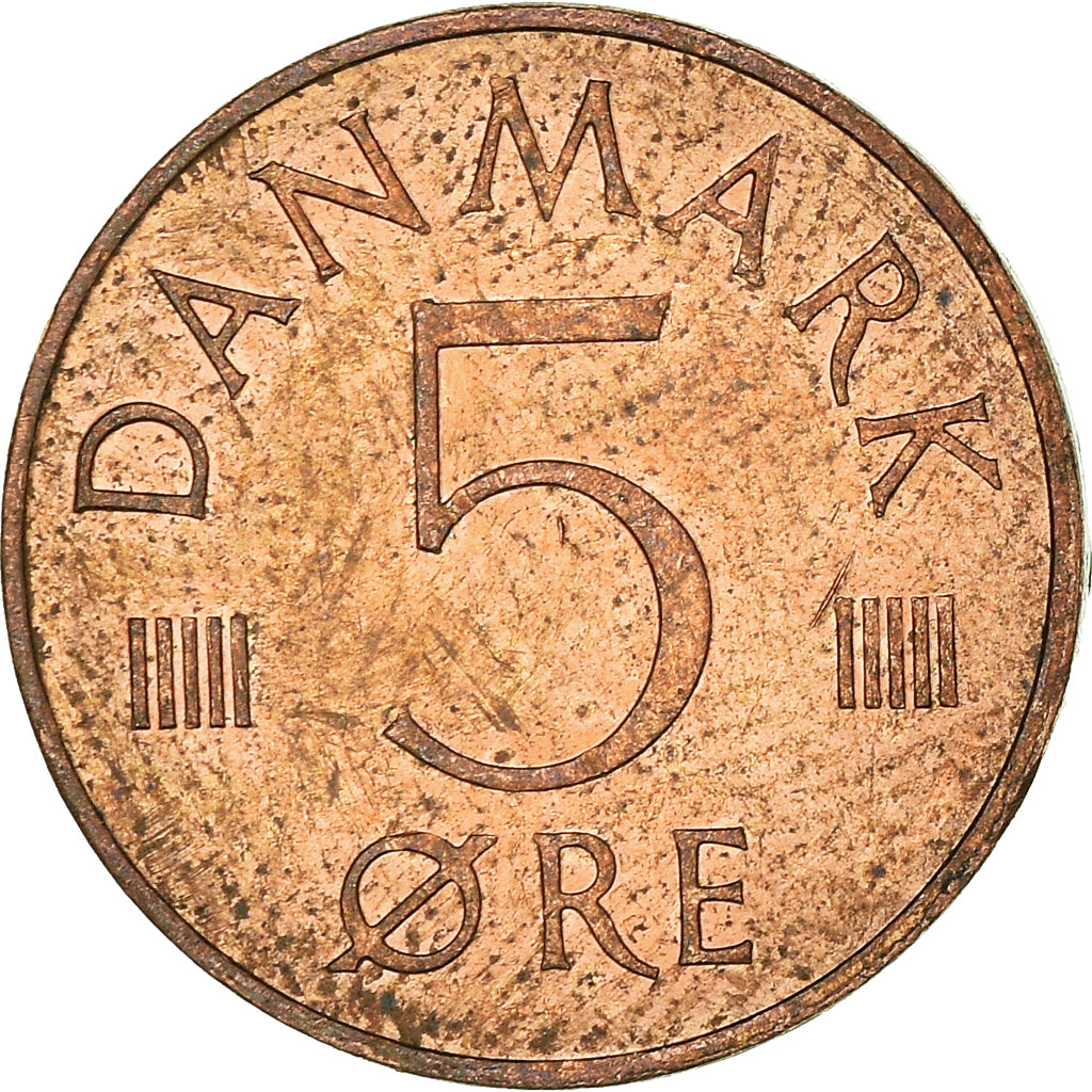 Monnaie, Danemark, 5 Öre