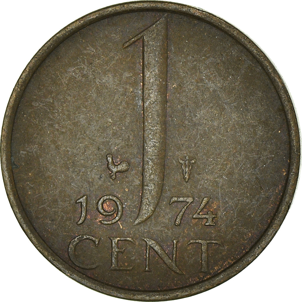 Moeda, Países Baixos, Cent, 1974