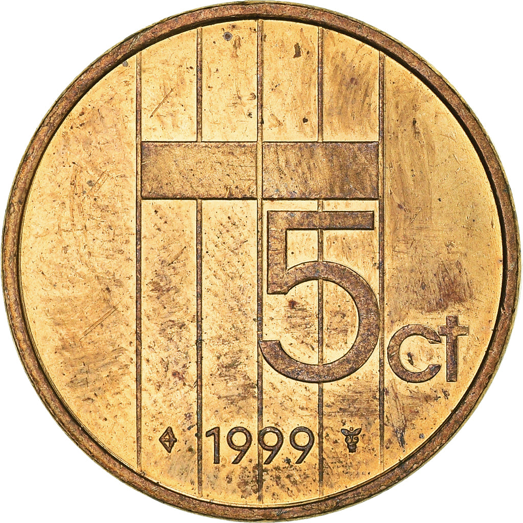 Moeda, Países Baixos, 5 Cents, 1999