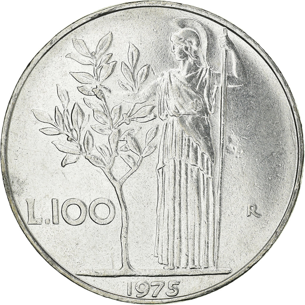 Moneta, Włochy, 100 Lire, 1975