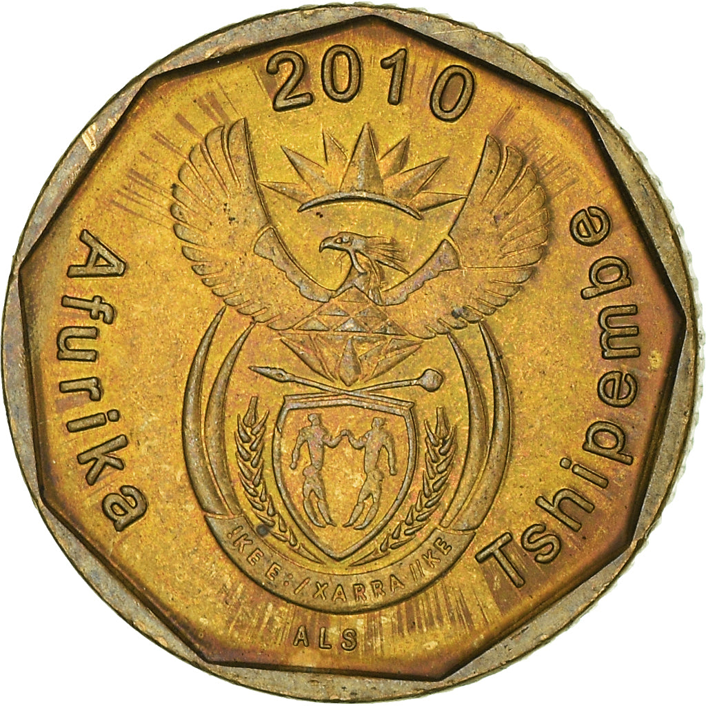 Münze, Südafrika, 10 Cents, 2010