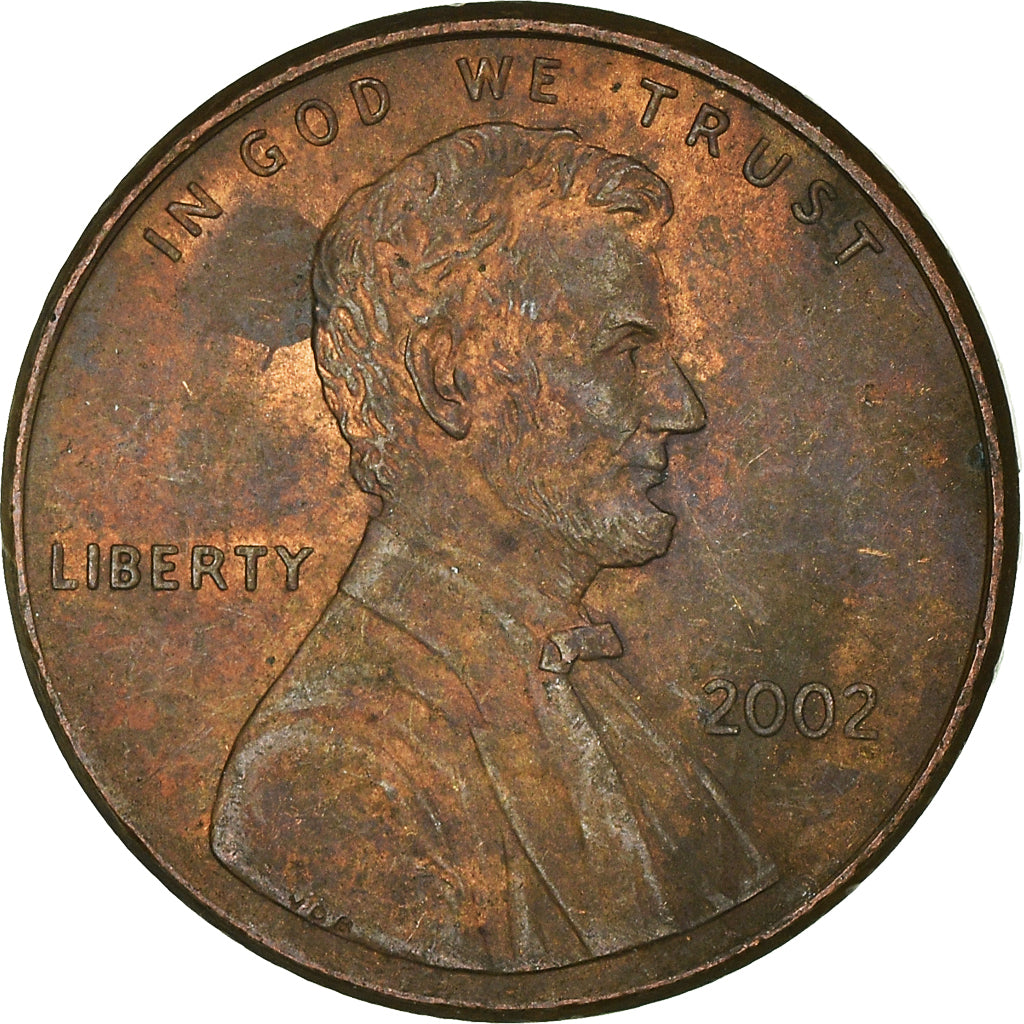 Münze, Vereinigte Staaten, Cent, 2002