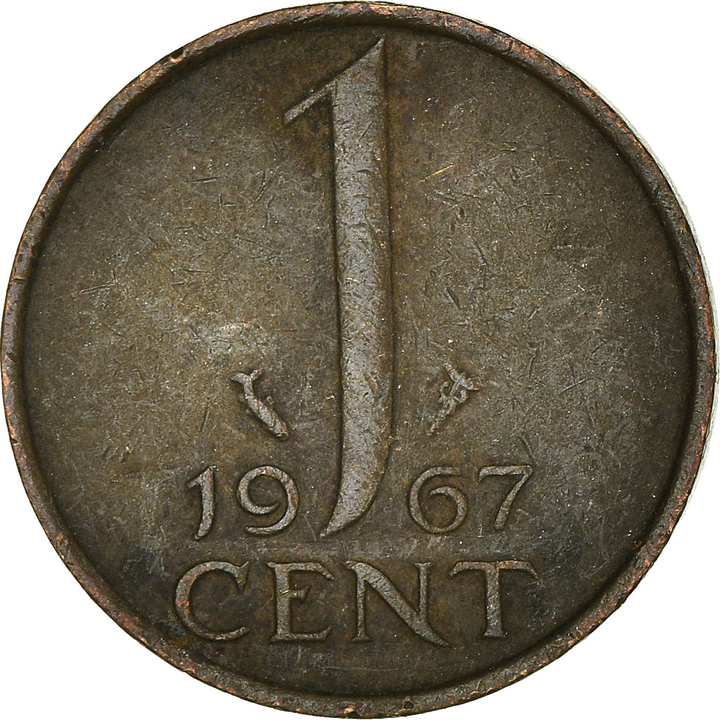 Münze, Niederlande, Cent, 1967
