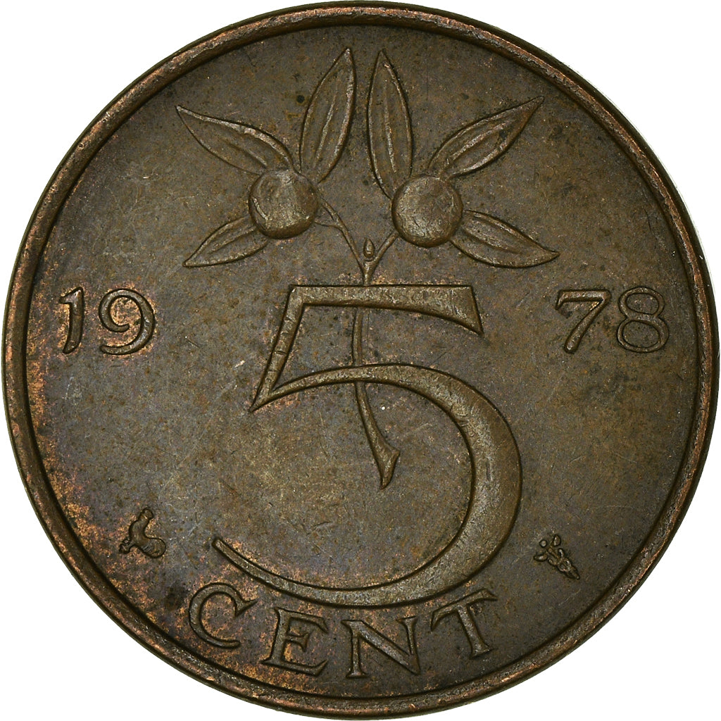 Moneta, Holandia, 5 Cents, 1978