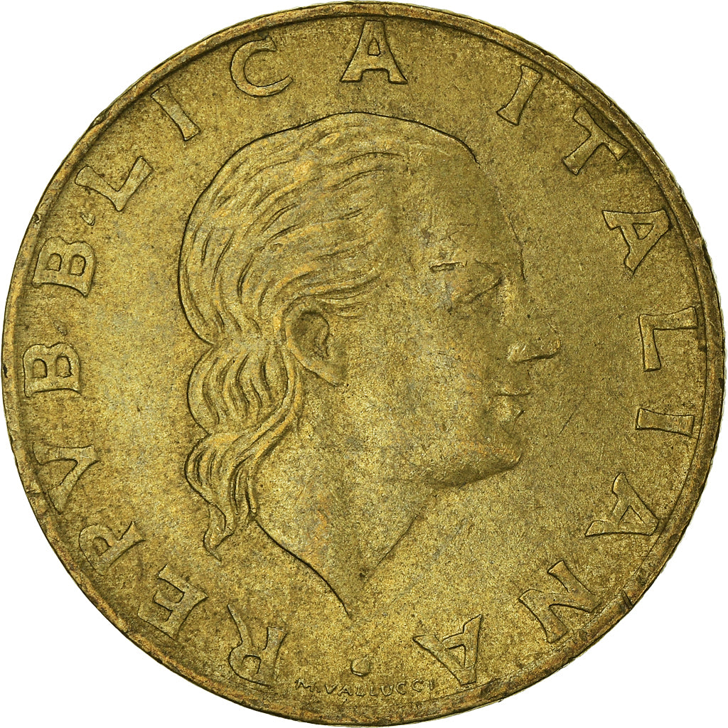 Münze, Italien, 200 Lire, 1992